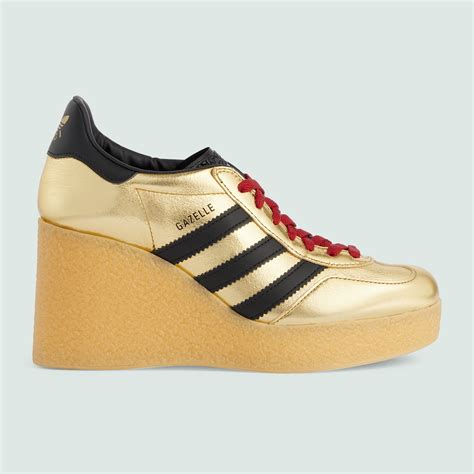 adidas x gucci wedge gazelle sneaker